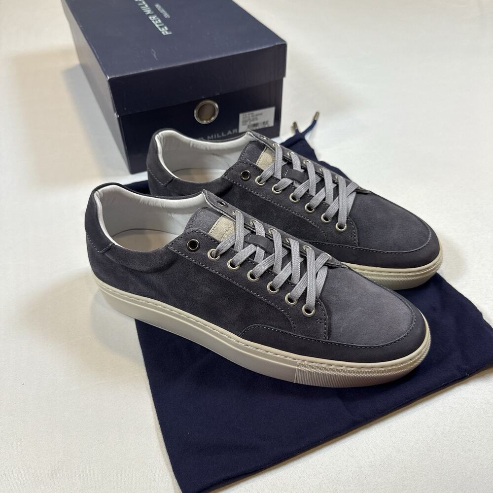 Peter Millar Collection Big Sur Lace Up Sneakers Size 9 New In Box MSRP $298